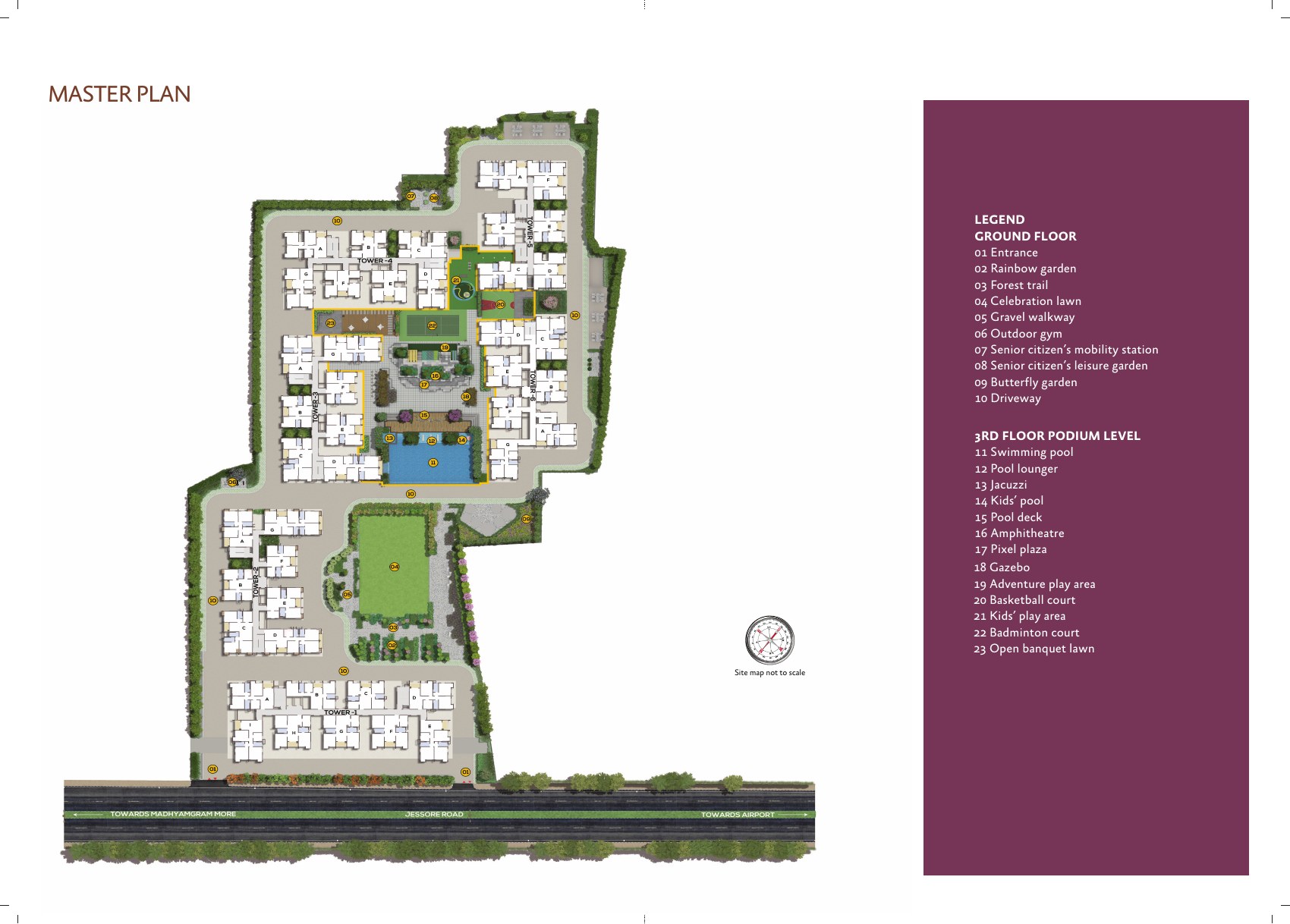 Srijan Spacia site map